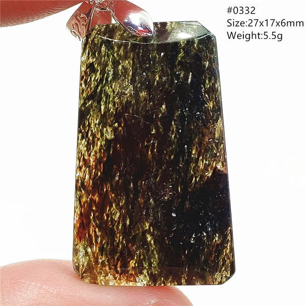 Gold Rutilated Quartz Pendant-ToShay.org