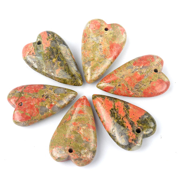 Mixed Crystal Heart Pendant-ToShay.org