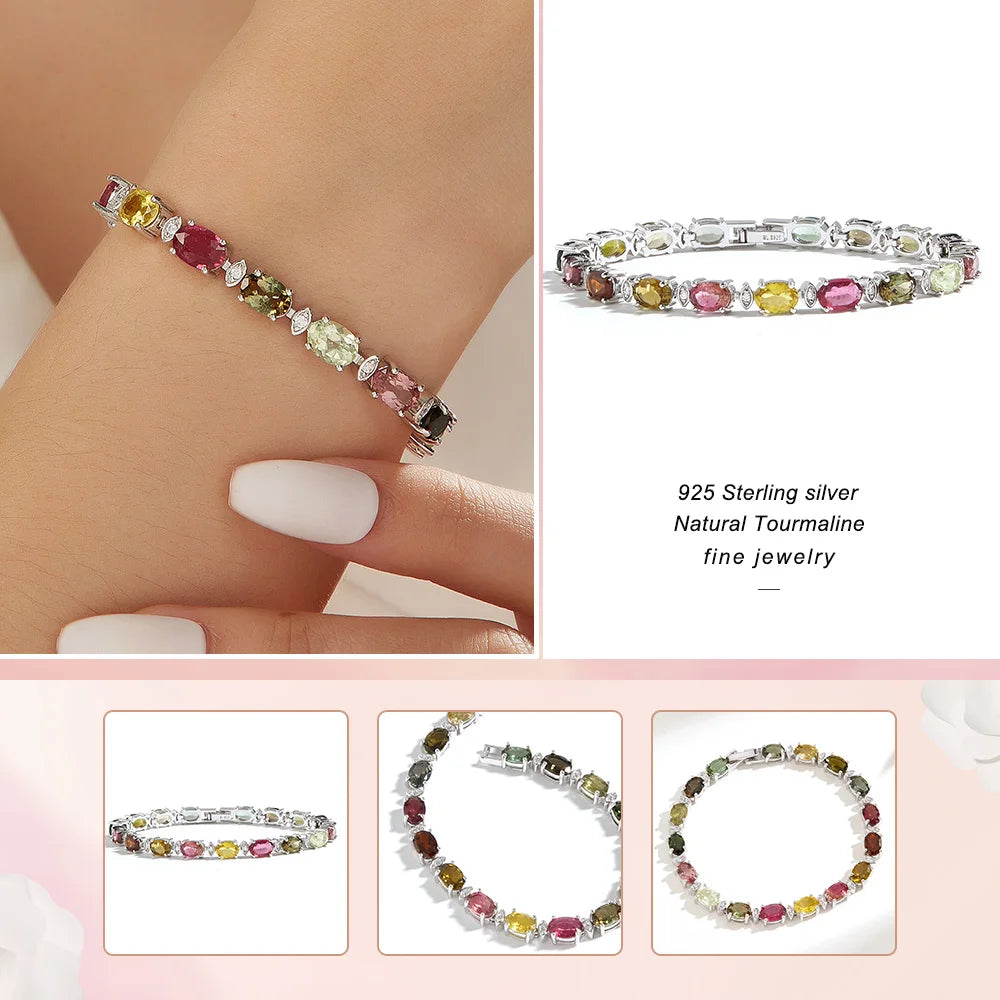 Mixed Tourmaline Bracelet-ToShay.org