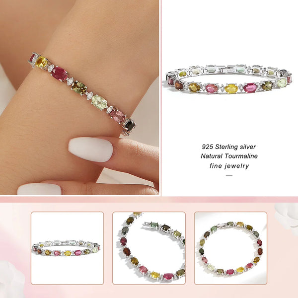 Mixed Tourmaline Bracelet-ToShay.org