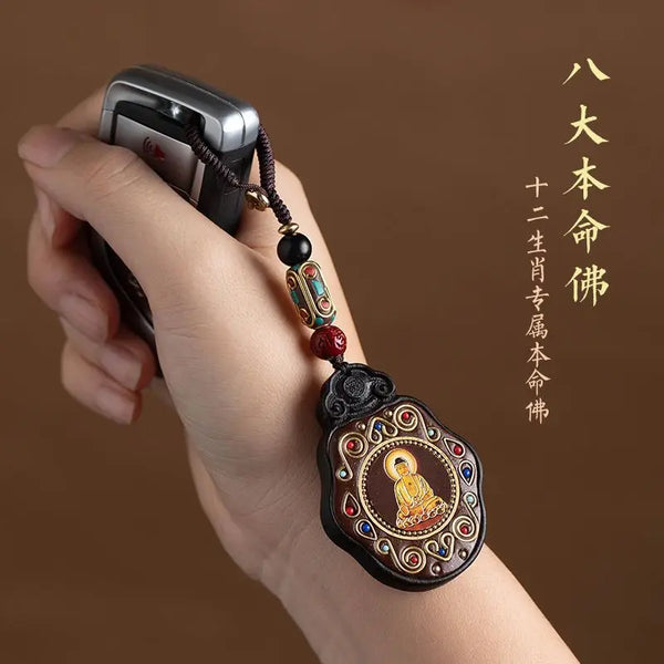 Black Ebony Saint Pendant-ToShay.org