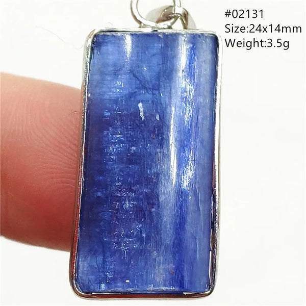 Blue Kyanite Cat Eye Pendant-ToShay.org