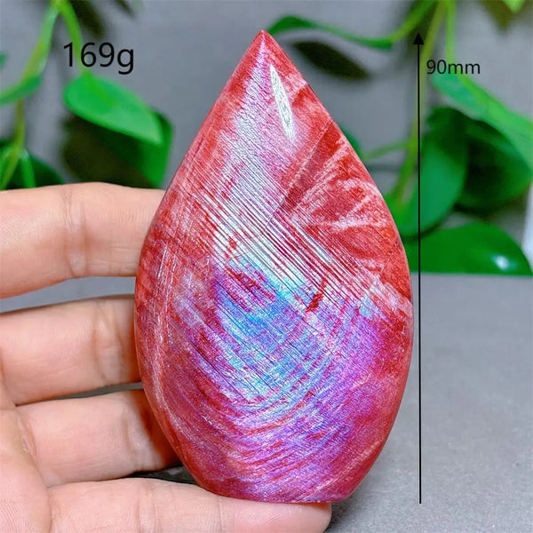 Red Moonstone Crystal Flame-ToShay.org