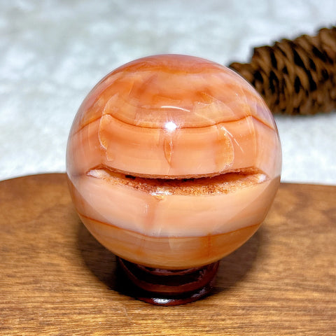 Red Carnelian Quartz Ball-ToShay.org