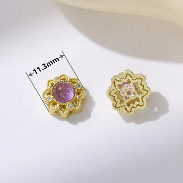 Gold Amethyst Beads-ToShay.org