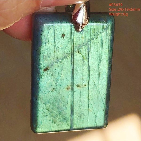 Blue Purple Labradorite Pendant-ToShay.org