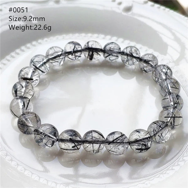 Black Rutilated Quartz Bracelet-ToShay.org