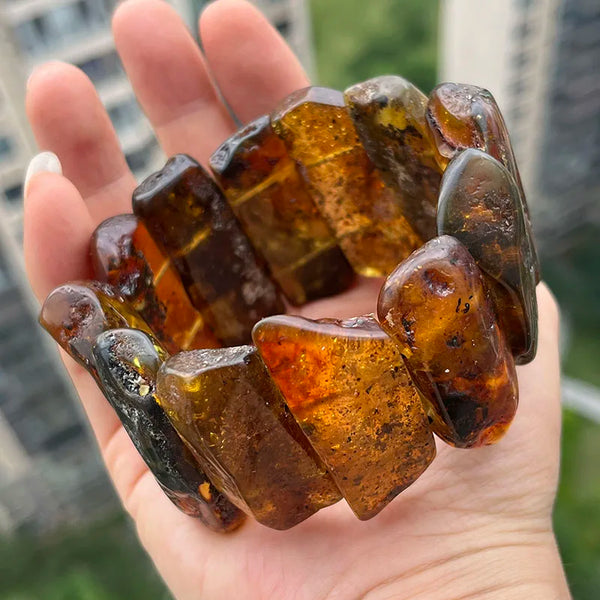 Yellow Amber Bracelet-ToShay.org