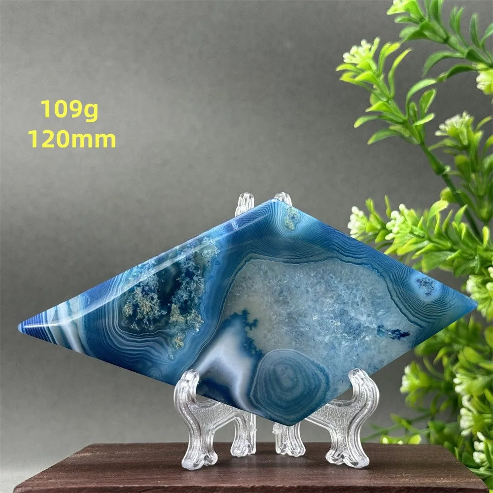 Blue Agate Lace Diamond-ToShay.org