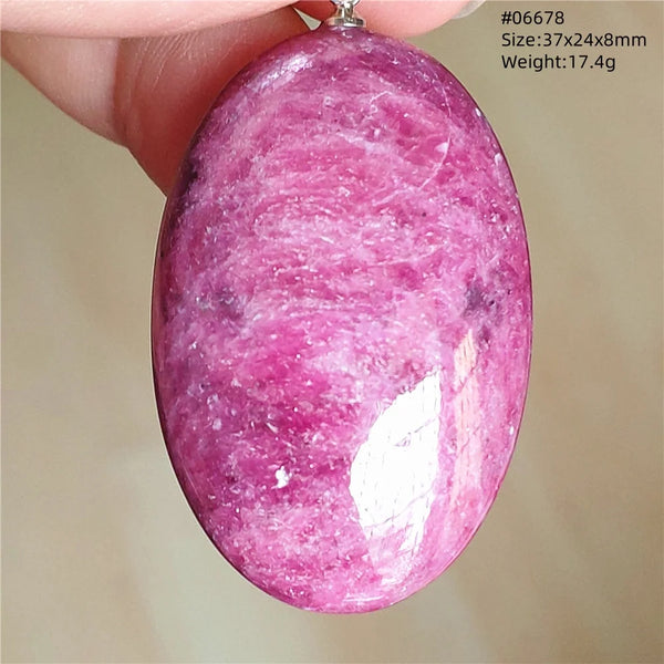 Red Ruby Zoisite Pendant-ToShay.org