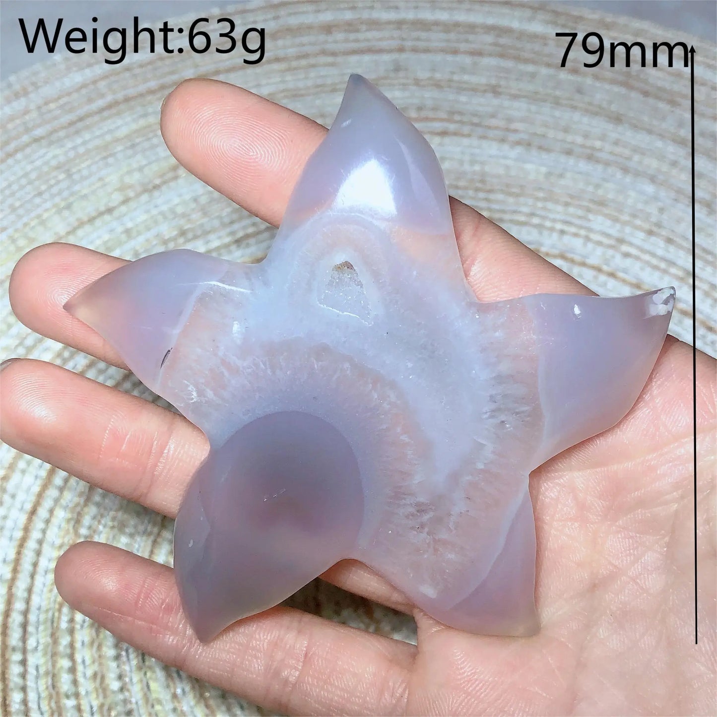 Grey Druzy Agate Star-ToShay.org