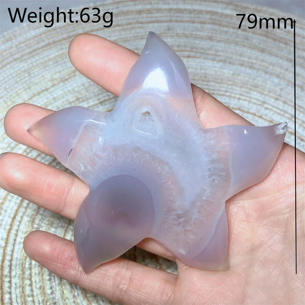 Grey Druzy Agate Star-ToShay.org