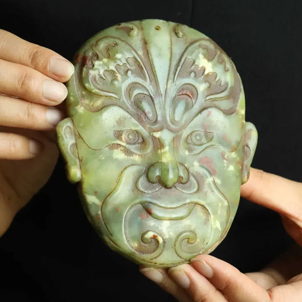 Green Jade Face Mask Plate-ToShay.org