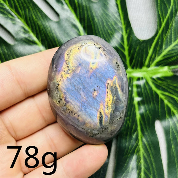 Purple Labradorite Palm Stone-ToShay.org