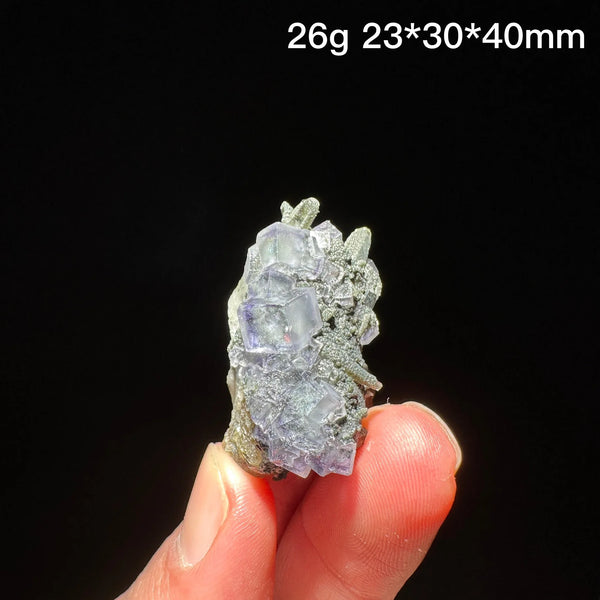 Purple Fluorite Crystal-ToShay.org