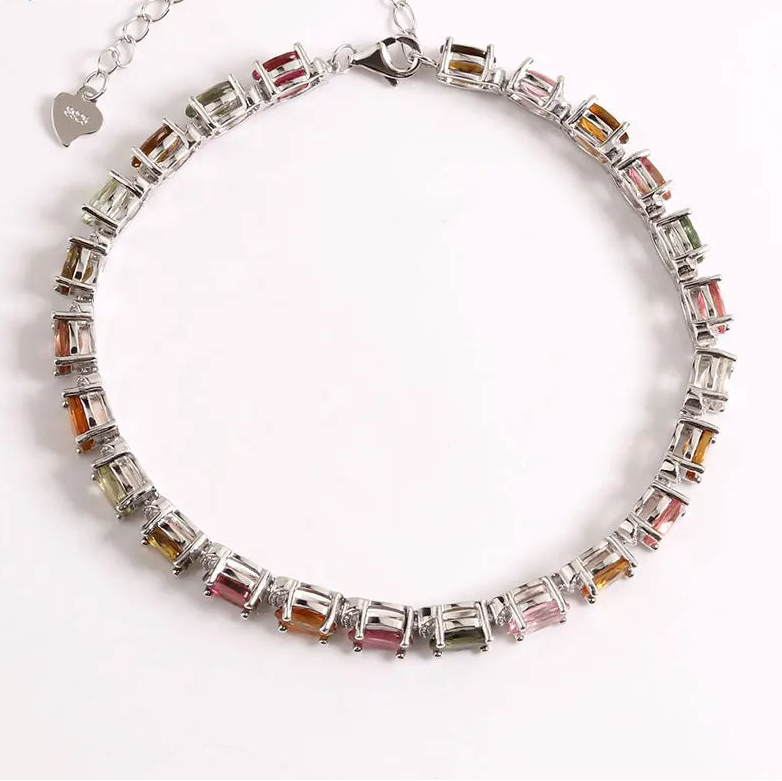 Mixed Tourmaline Bracelet-ToShay.org