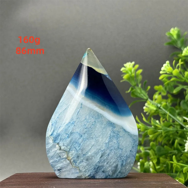 Blue Agate Torch-ToShay.org