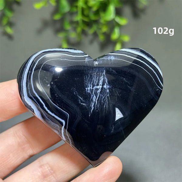Black Agate Heart-ToShay.org