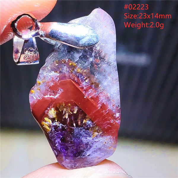 Red Auralite Pendant-ToShay.org