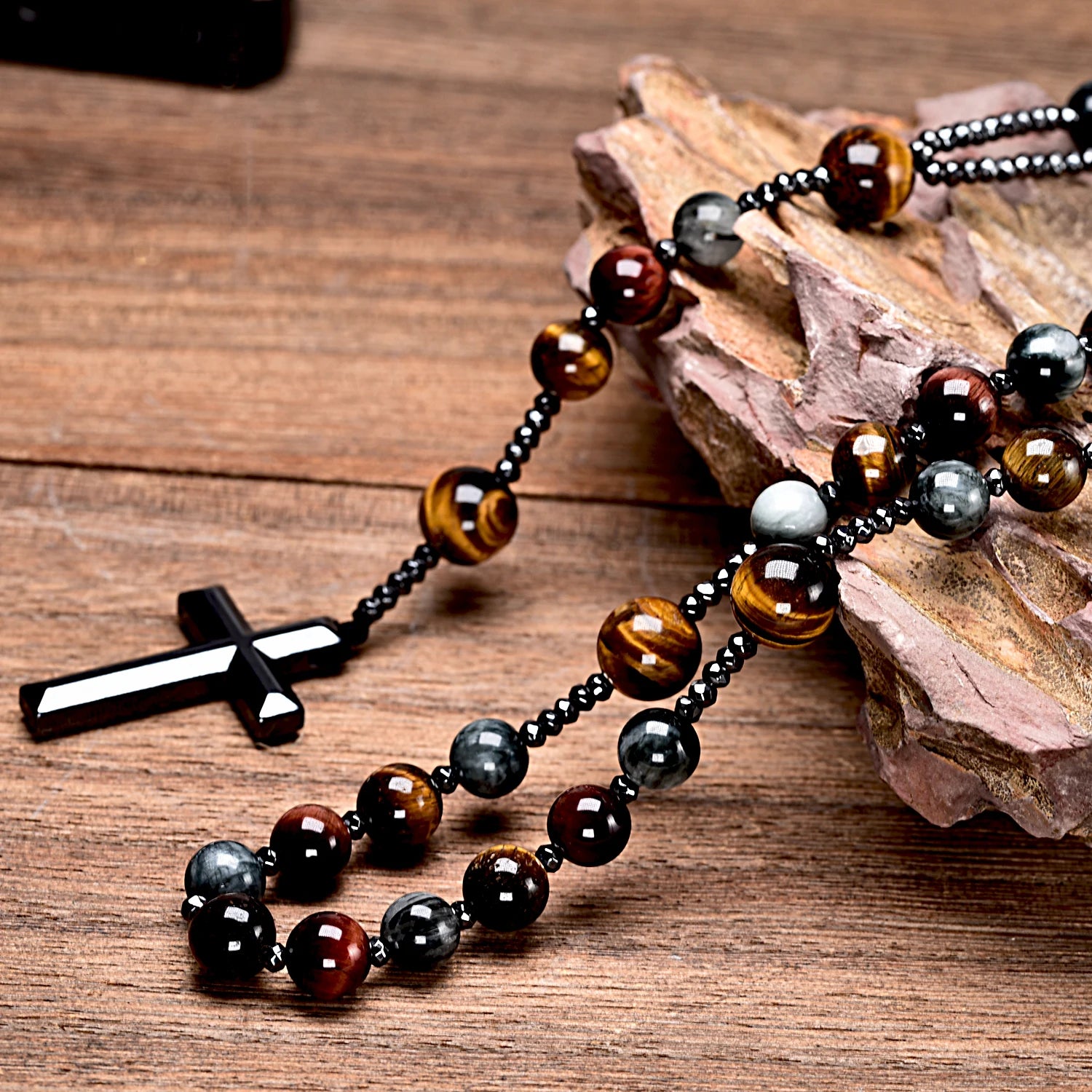 Yellow Tiger Eye Rosary-ToShay.org