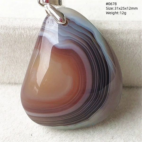 Grey Lace Agate Pendant-ToShay.org
