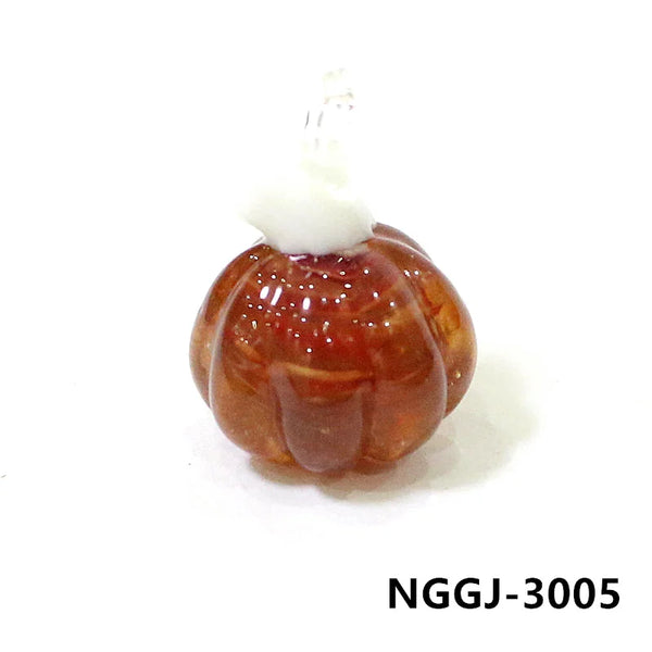 Glass Pumpkin Pendants-ToShay.org