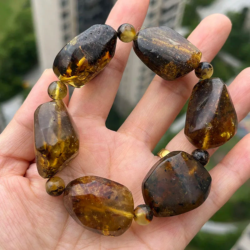 Yellow Amber Bracelet-ToShay.org