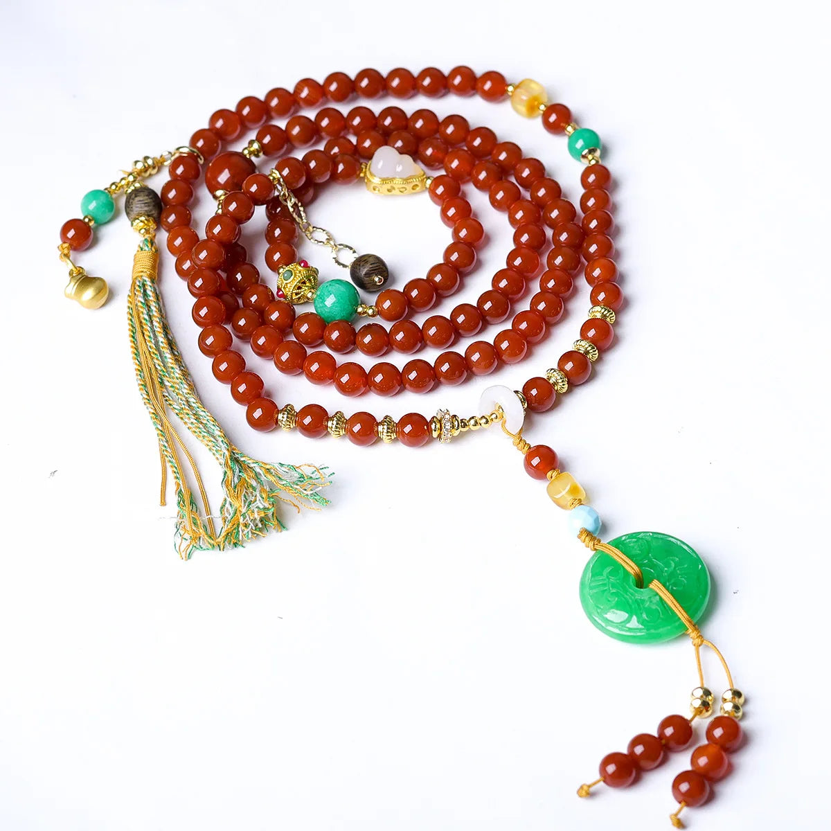 Red Agate Prayer Beads-ToShay.org