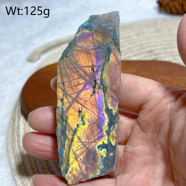 Purple Labradorite Slice-ToShay.org