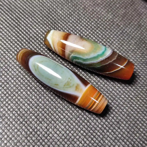 Mixed Onyx Dzi Beads-ToShay.org