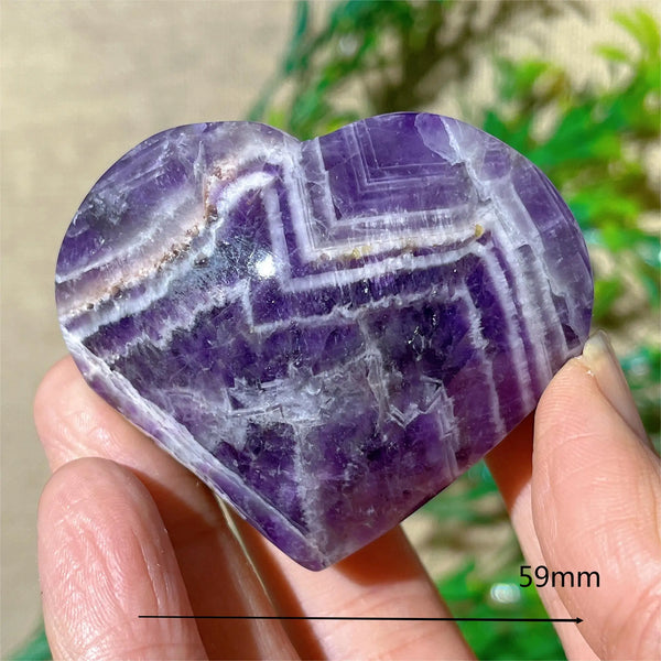 Purple Dream Amethyst Heart-ToShay.org