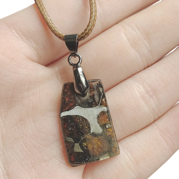Olive Meteorite Pendant-ToShay.org