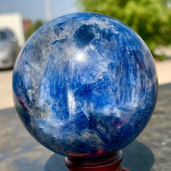 Blue Kyanite Quartz Ball-ToShay.org