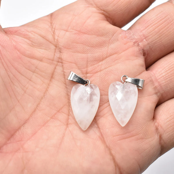 Mixed Crystal Heart Pendants-ToShay.org