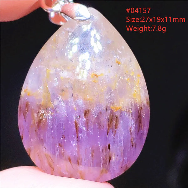 Gold Rutilated Pendant-ToShay.org