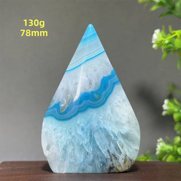 Blue Agate Torch-ToShay.org