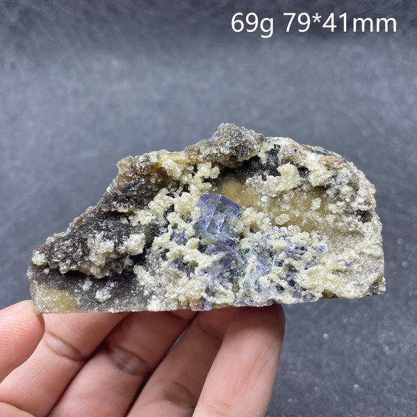 Purple Fluorite Crystal-ToShay.org