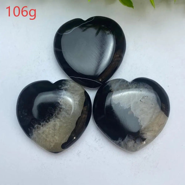Black Agate Heart-ToShay.org