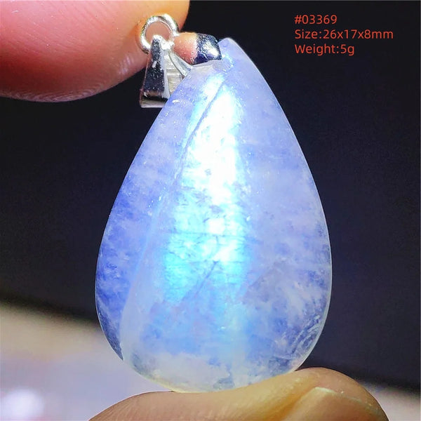Blue Light Moonstone Pendant-ToShay.org
