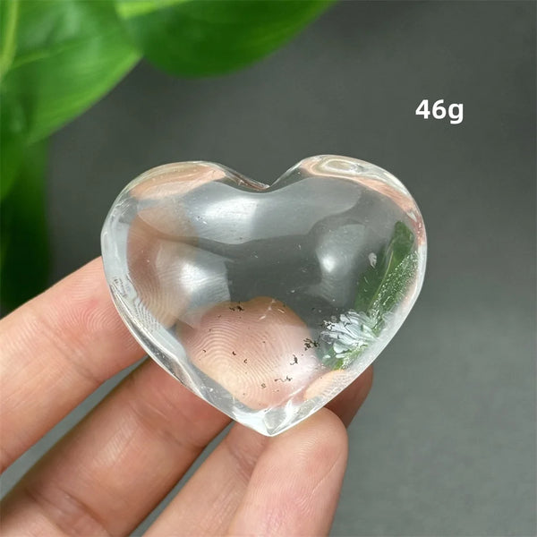 Clear Crystal Heart-ToShay.org