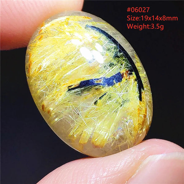 Gold Rutilated Quartz Pendant-ToShay.org