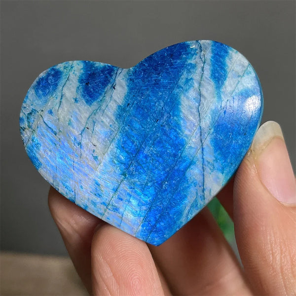 Blue Moonstone Heart-ToShay.org