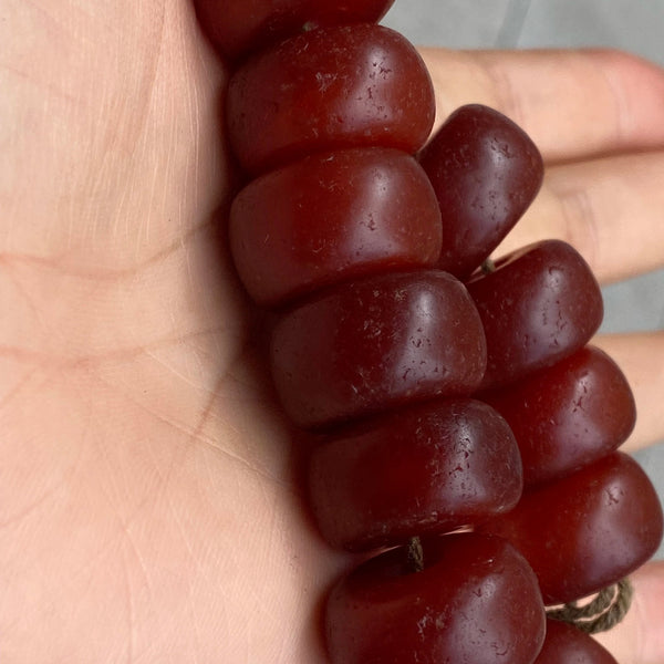 Tibetan Red Agate DZi Bead-ToShay.org