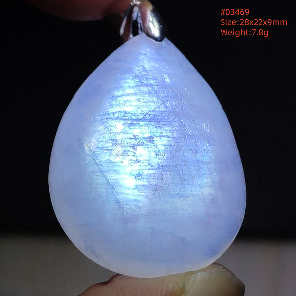 Blue Light Moonstone Pendant-ToShay.org