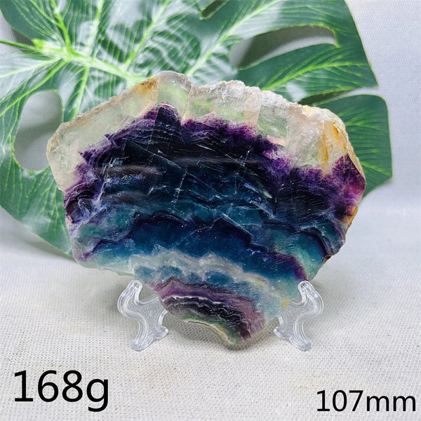 Purple Fluorite Rainbow Slice-ToShay.org