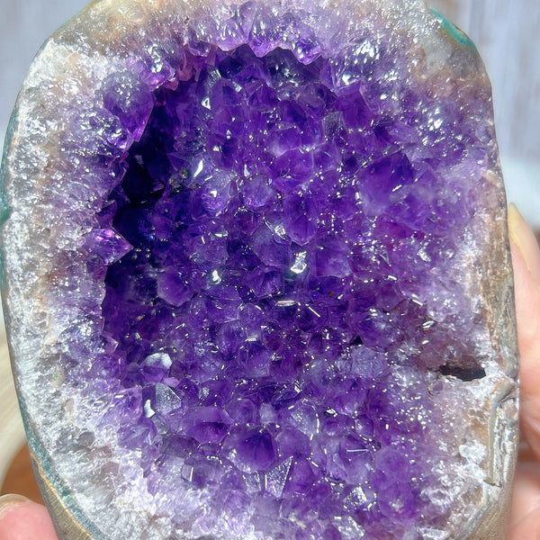 Purple Amethyst Cluster Geode-ToShay.org