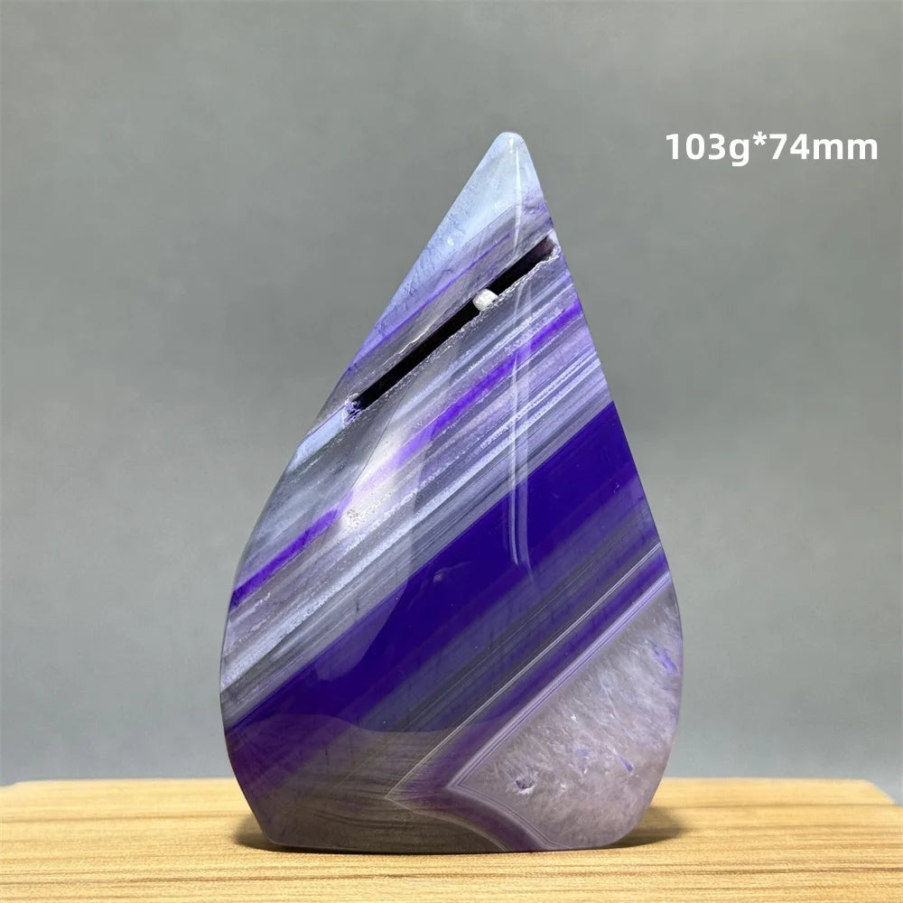 Purple Agate Torch-ToShay.org