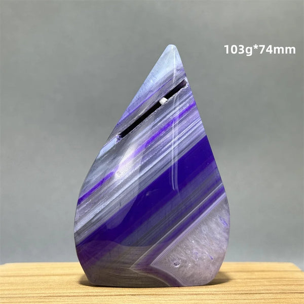 Purple Agate Torch-ToShay.org