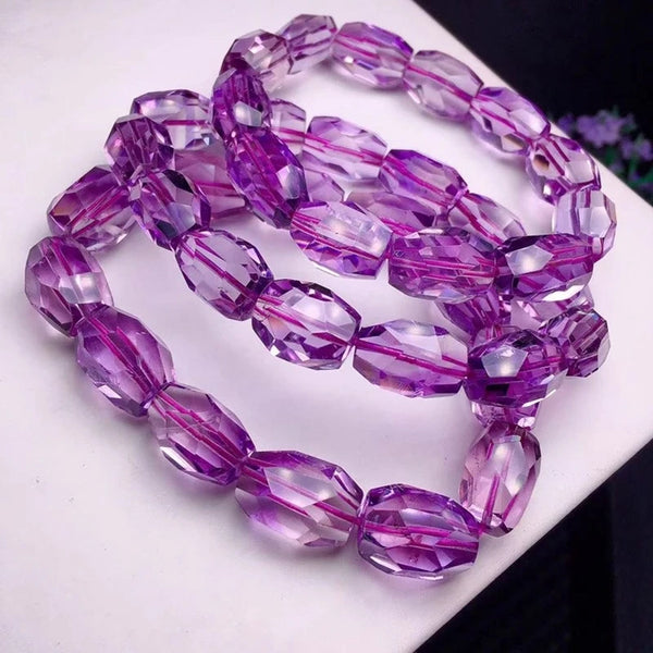 Purple Amethyst Quartz Bracelet-ToShay.org