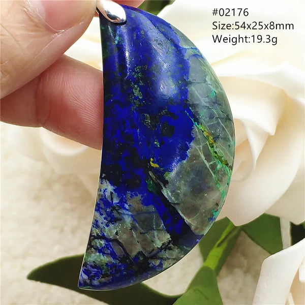 Blue Azulite Pendant-ToShay.org